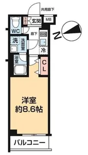 ARCOBALENO OHANAJAYA【4階】の間取り