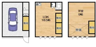 Le Ciel Garage Houseの間取り