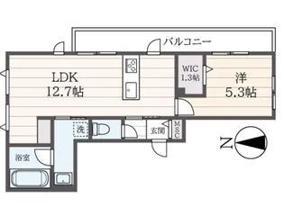 ヴィラ代沢【3階】の間取り