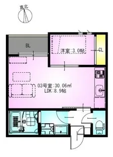 REGALEST KAMATA【3階】の間取り