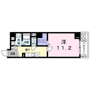 ヴィラ 鴻巣【2階】の間取り