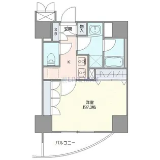 ベルグレードOJI【7階】の間取り