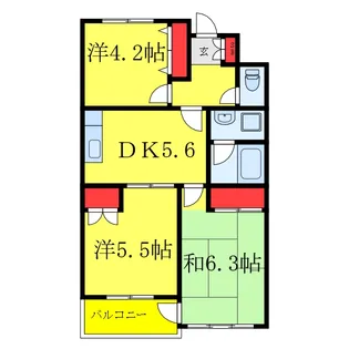 第二宝マンション【4階】の間取り