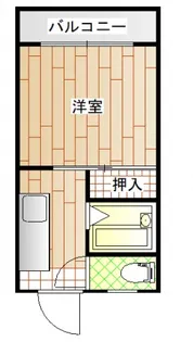ベルカントハウスB【2階】の間取り
