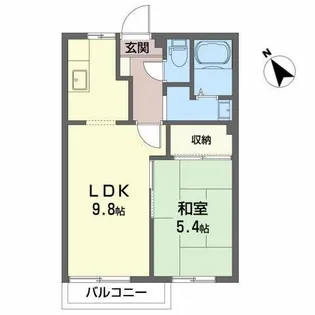 エトワス E【2階】の間取り