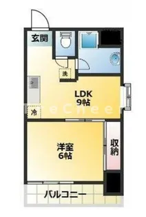 マンション二葉【2階】の間取り