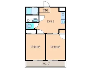 サンライズいわき【3階】の間取り