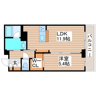 グローレン柏木【2階】の間取り