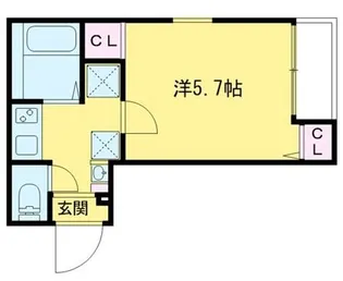 グランクオール浅草橋【1階】の間取り