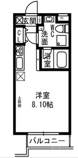 クオリア吹田【3階】の間取り