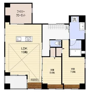 KTハウス【7階】の間取り