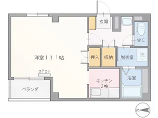 アネシス【2階】の間取り