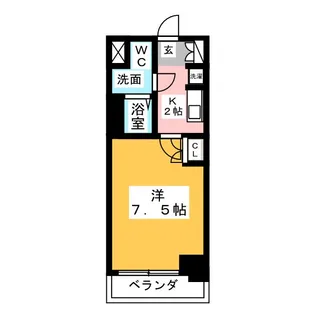 ISM栄【11階】の間取り