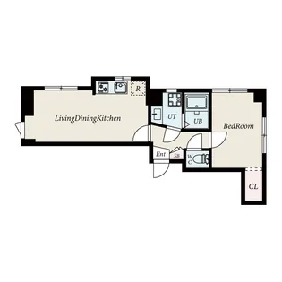 サンパーク恵比寿【11階】の間取り