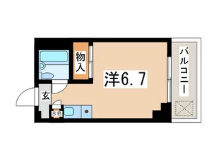 トリム面影橋【3階】の間取り