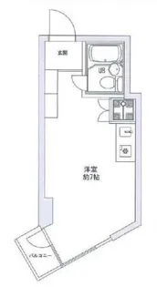 三越東中野マンション【4階】の間取り