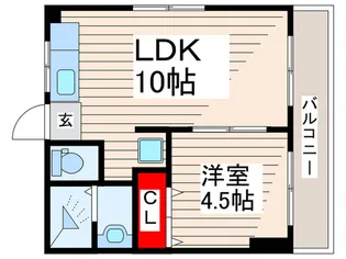 第2田中マンション【3階】の間取り