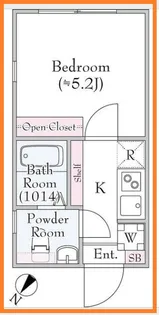 ディアコート大井町【3階】の間取り