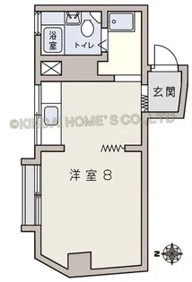 パラスト駒場【6階】の間取り