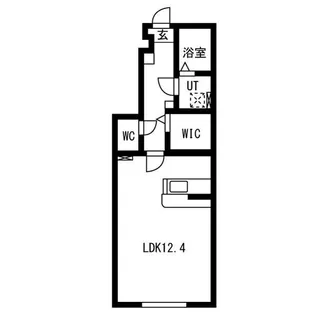 グランシード永盛【1階】の間取り