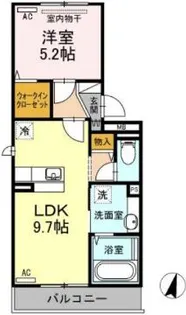 シャンス16【3階】の間取り