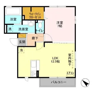 コンフォートI【2階】の間取り