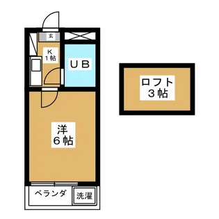 ラフィーネ桜新町【3階】の間取り
