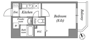 クオリタス江東佐賀【2階】の間取り