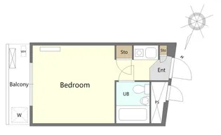 日興パレス渋谷パート3【1階】の間取り