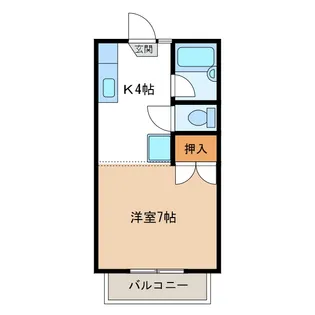 コーポ椿【2階】の間取り