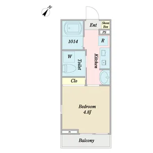 ヴァンヴェールひばりヶ丘【1階】の間取り