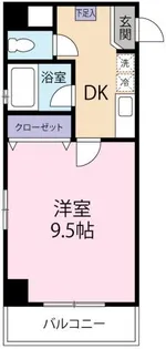 カーサ18【4階】の間取り