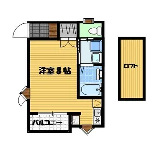 コーポユキ【1階】の間取り