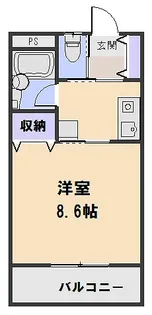 レインボウハウス【2階】の間取り