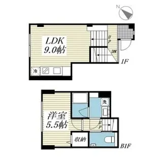 サリースマイル参番館の間取り