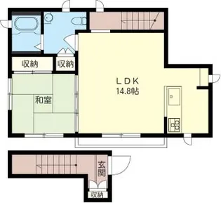 プチメゾン【2階】の間取り