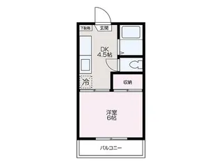 シティハイツ鶴瀬【2階】の間取り
