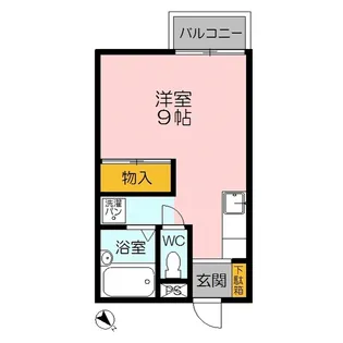 リョウハウス【1階】の間取り