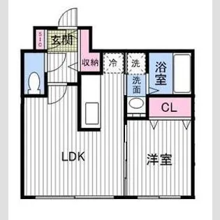 Enchante発寒南【2階】の間取り