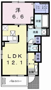 サニーレジデンス伊保崎【1階】の間取り