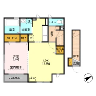 ドエルM【2階】の間取り