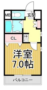 リムジェールピエス【2階】の間取り