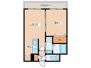 サンライトシティ豊平【9階】の間取り