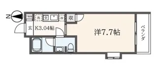 スリジェ・M【3階】の間取り
