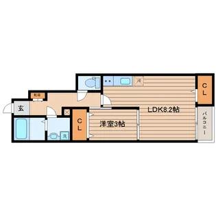 ポートI【1階】の間取り