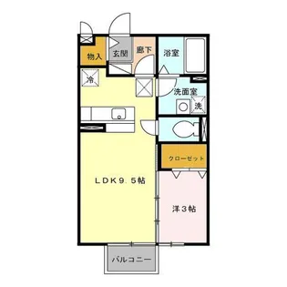 オータス II【1階】の間取り