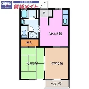 ミルキーウェイ【1階】の間取り