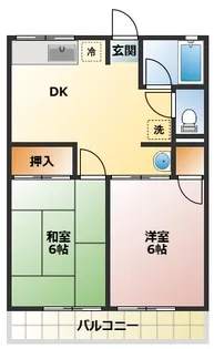 シティハイム 藤【2階】の間取り