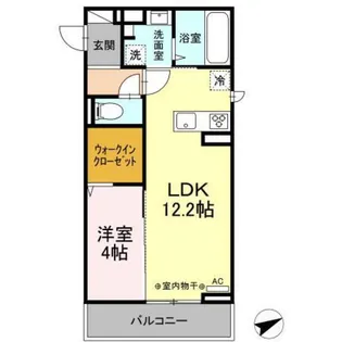 ハイアークF【3階】の間取り