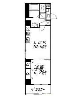 リュクス高輪台【7階】の間取り